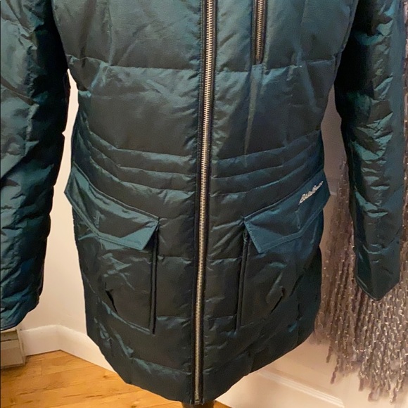 Iridescent green down jacket Eddie Bauer - Picture 3 of 16